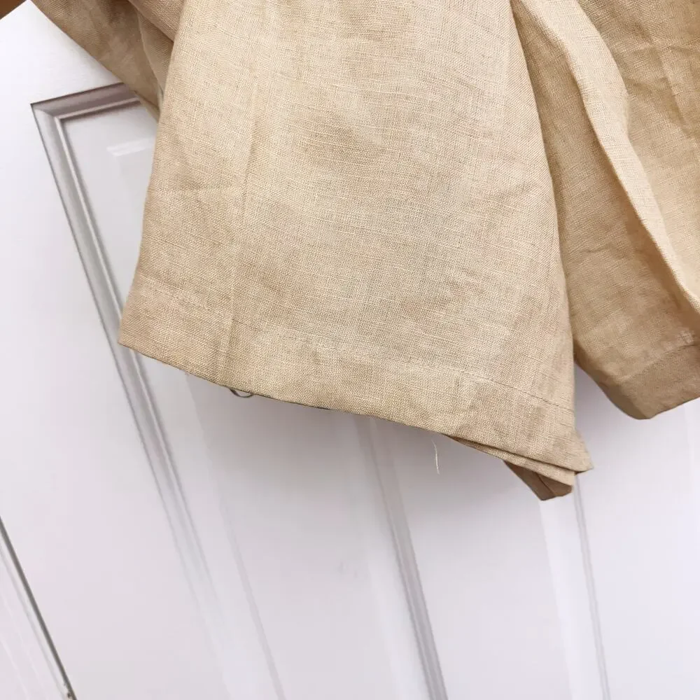 Zara Linen Halter Jumpsuit (Size Medium)